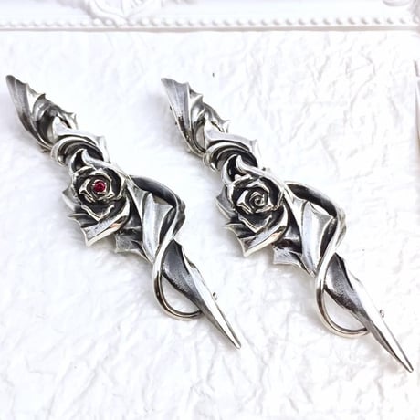 【蛇骨堂限定品！薔薇のペンダント】AT-JA-002 （ペンダントトップ）[GLAM SCALE]