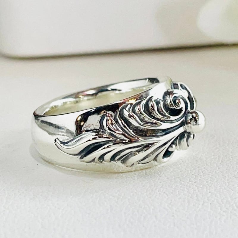 激レア】クロスリング 16.5号 フローラルクロス クロムハーツ