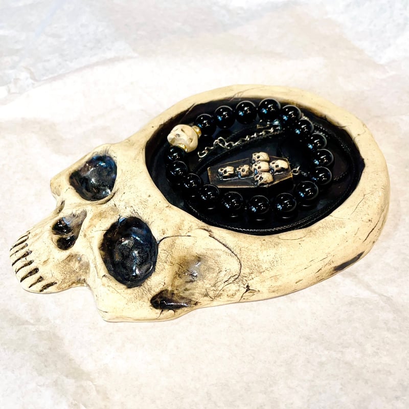 即納可能！】ドクロ皿［大友窯SKULL］ | 上州本店 蛇骨堂