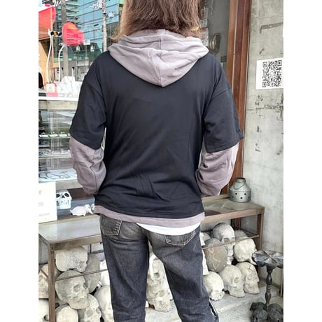 【即納可能！】レイヤードジップアップパーカー　~Layered zip up hoodie~　［Artemis Classic］
