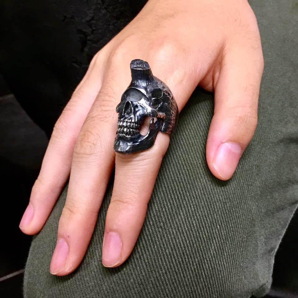 即納可能サイズ有り！】Cyclops Skull Ring ［SKURANGER］ | 上州