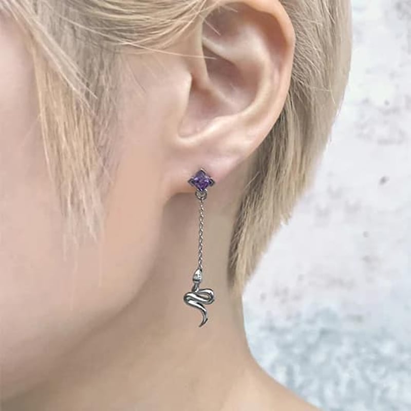 蛇のピアス】ビザール サーペントバイパーロングチェーン 蛇のピアス】ビザール サーペントバイパーロングチェーン