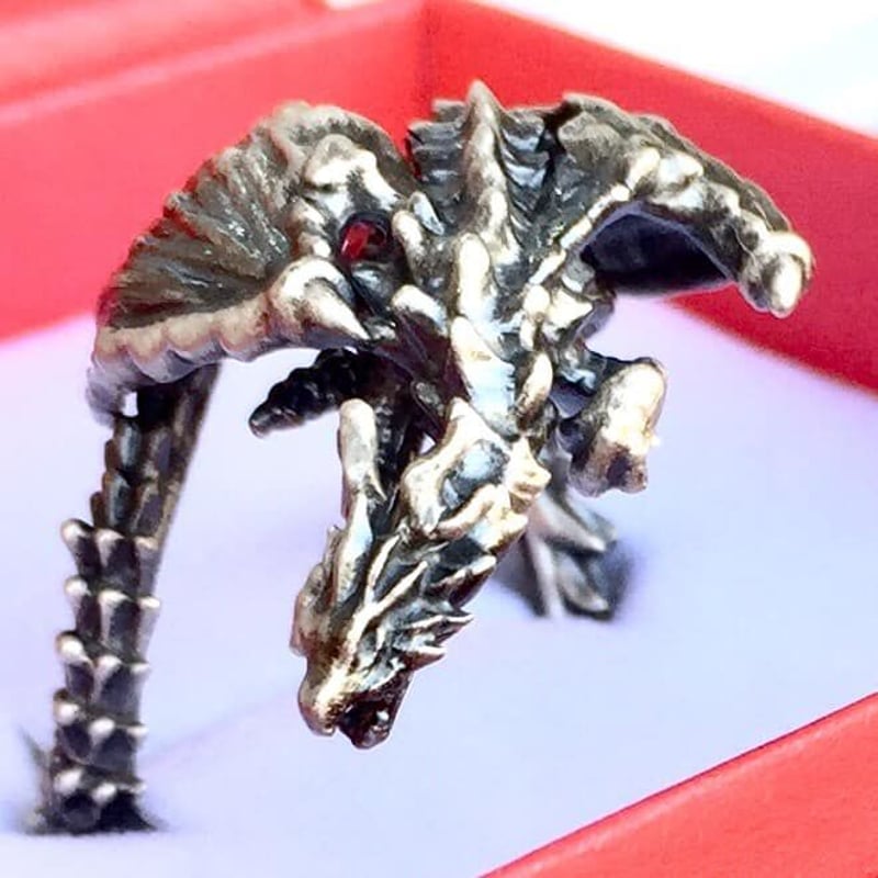 即納可能！】尻尾で巻き付きドラゴン（リング）［林檎屋］ | 上州本店