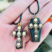 【SOLD OUT！！】ドクロネックレス　[ 大友窯SKULL ]