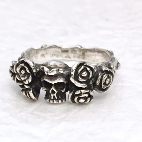 髑髏薔薇(リング）［銀燭］