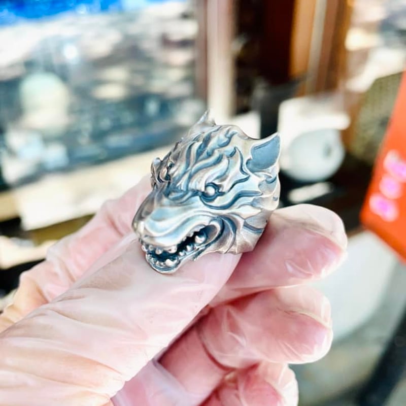 即納可能！狼の指輪】6R-013 （リング）［GLAM SCALE］ | 上州本店 蛇骨堂