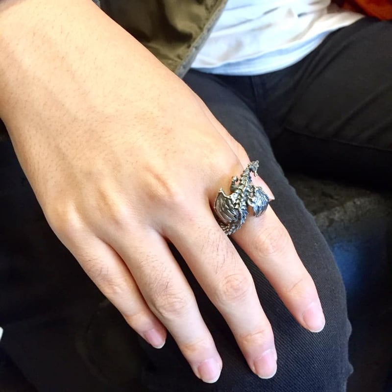 即納可能！】尻尾で巻き付きドラゴン（リング）［林檎屋］ | 上州本店