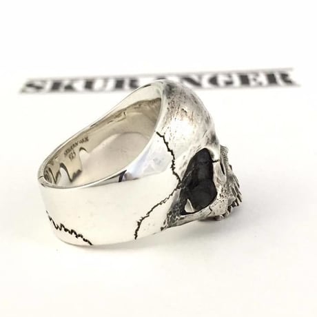 【即納可能サイズ＃21号】Human Skull Ring02［SKURANGER］