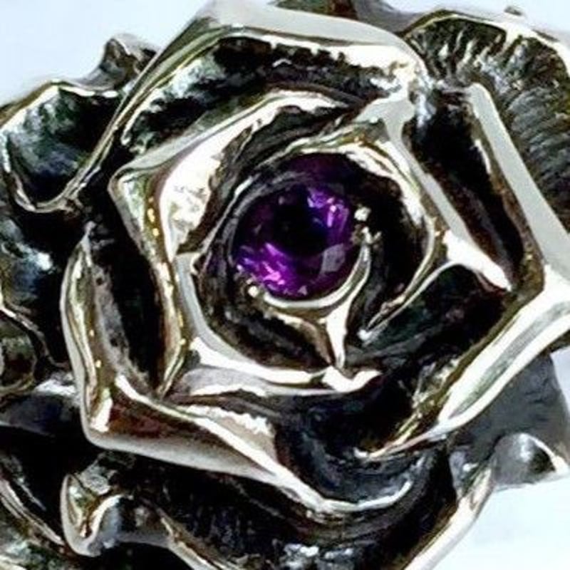 ブレスレットにも使える♪薔薇のヘアゴム （シルバー製） | 上州本店