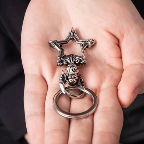 【星のキーホルダー】スターカラビナキーホルダー　~Star carabiner key chain~ ［Artemis Classic］
