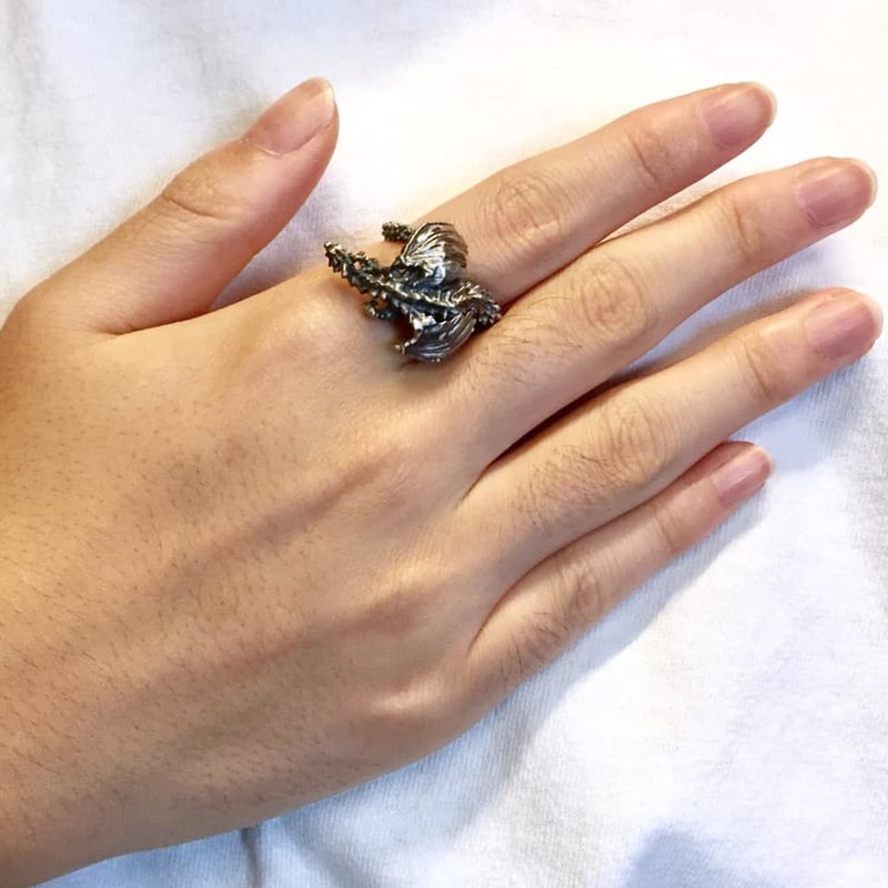 即納可能！】尻尾で巻き付きドラゴン（リング）［林檎屋］ | 上州本店