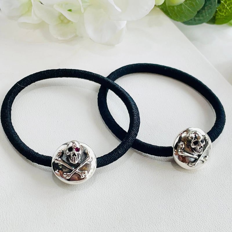 即納可能！海賊旗のヘアゴム】 ジョリー・ロジャーヘアゴム ［Atelier