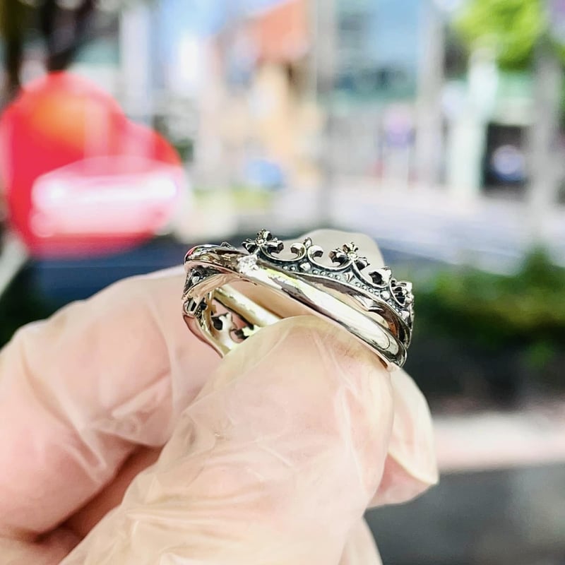 即納可能！王冠とインフィニティの指輪】無限リング［Artemis