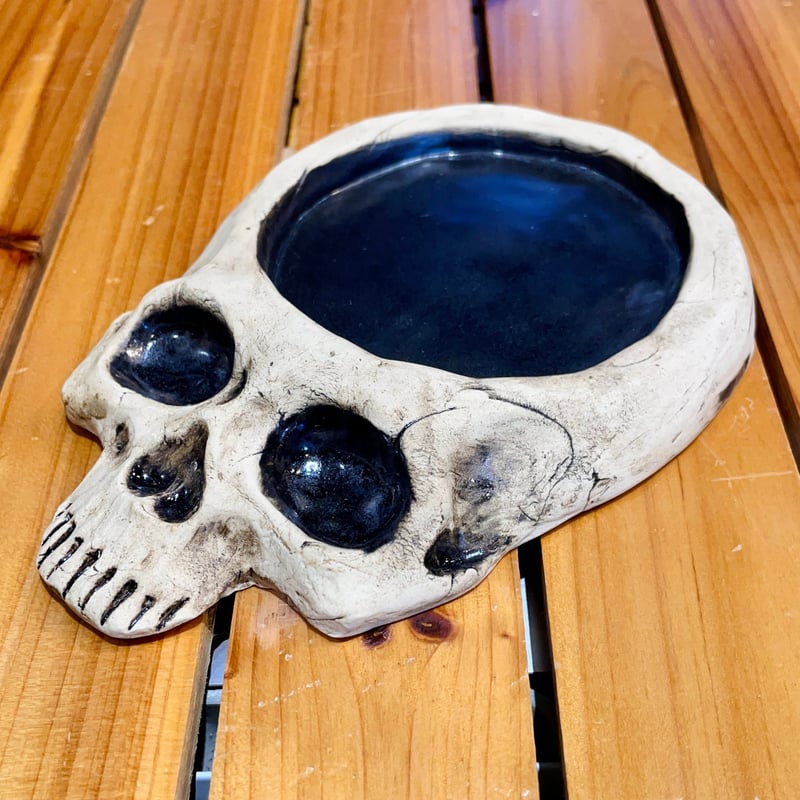 即納可能！】ドクロ皿［大友窯SKULL］ | 上州本店 蛇骨堂