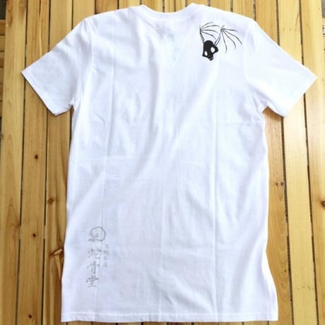 【SOLD OUT！】『蛇骨堂オリジナル』 輪舞ドクロＴシャツ黒/白