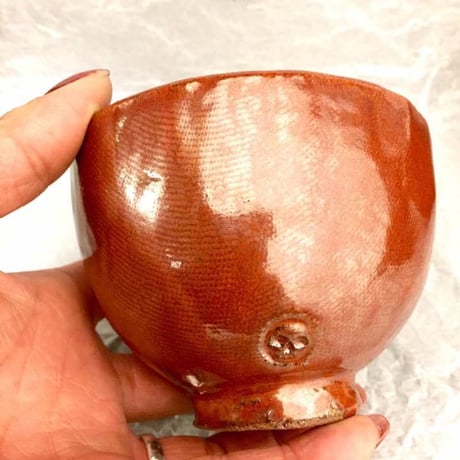 【SOLD OUT!】髑髏湯呑～赤～
