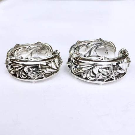 【即納可能！】スターカフリング　～Star cuff ring～[ArtemisKings]