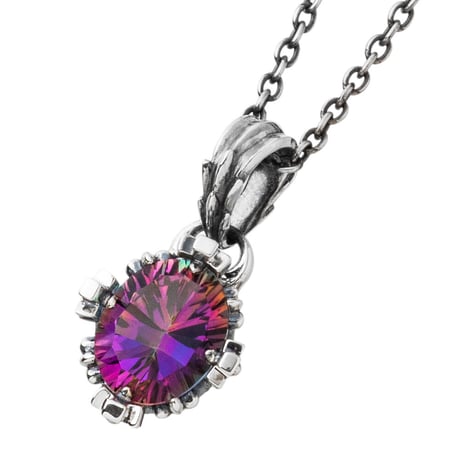 オーバルクラウンペンダント　ミスティッククォーツ～Oval crown pendant　Mystic Quartz～［Artemis Kings］