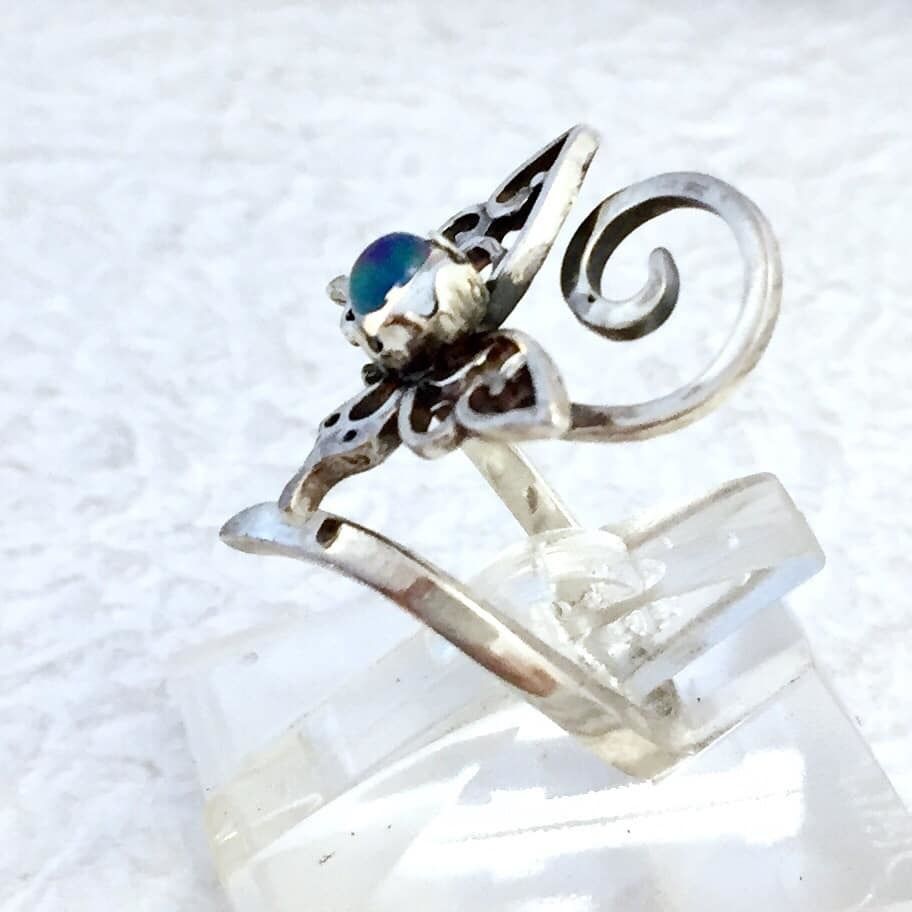 オパールと蝶（リング）［林檎屋］ | 上州本店 蛇骨堂