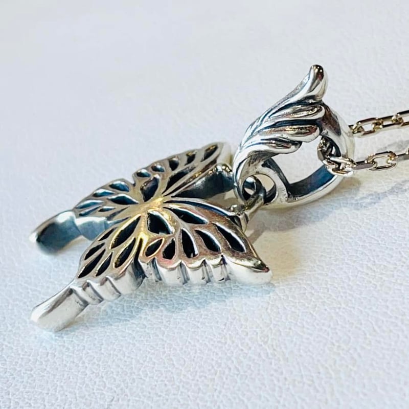 【呪物】月光蝶「アートラヴァー」の宿るペンダント 蝶のペンダント】バタフライペンダント［Atelier Shima］ | 上州本店