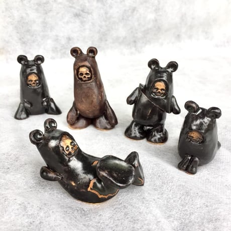 【SOLD OUT！】クマスカル～フィギュア～ [大友窯SKULL]