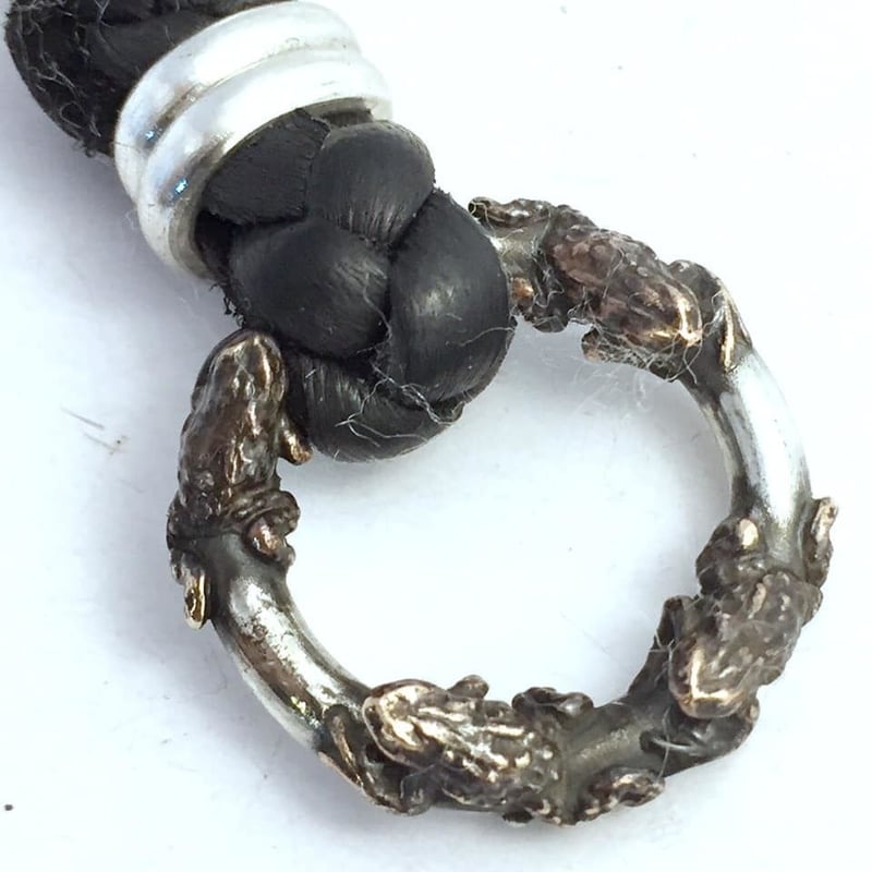 蛇・骨・蛙（革紐）ブレスレット［kinsfolk］ | 上州本店 蛇骨堂