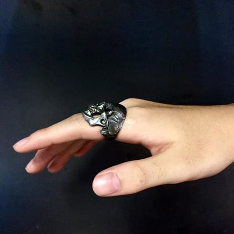 SKULL RING-SV　リング［kinsfolk］