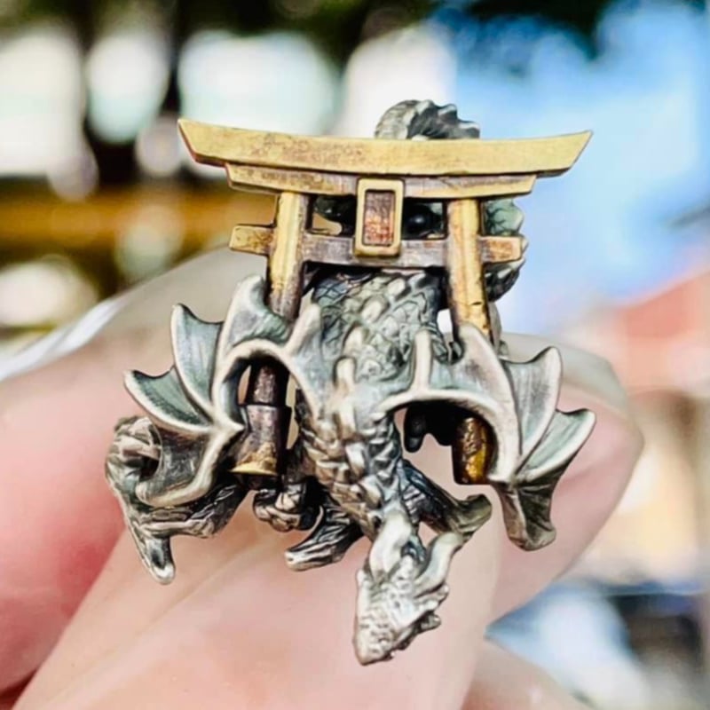ドラゴンの指輪】鳥居とドラゴン（リング）［林檎屋］ | 上州本店 蛇骨堂
