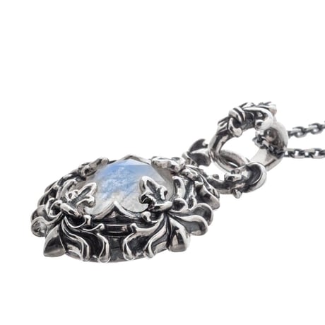 ローズカットブルームーンペンダント　~Rose cut blue moon pendant~　[ArtemisClassic]