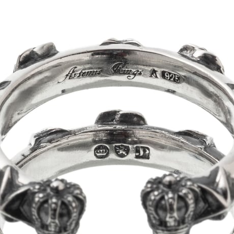 【即納可能！イヤカフにもなる指輪】Wローズスターリング　[ArtemisKings]
