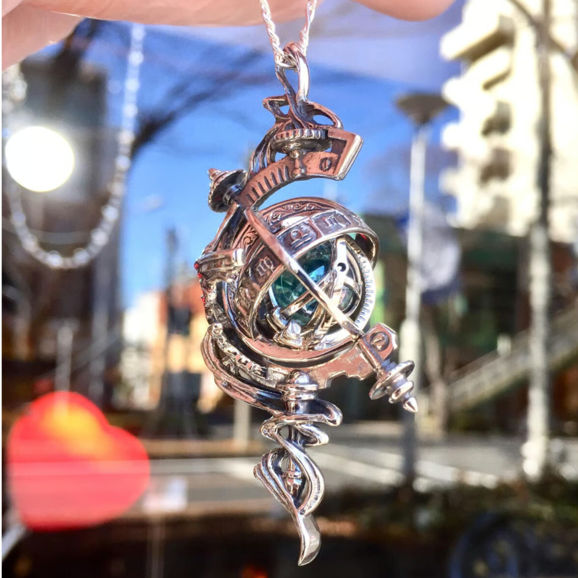 Gimmel Garden ギメルガーデン 天球儀型　ペンダント 天球儀のペンダント】星霜千里眼［GimmelGarden］ | 上州本店 蛇骨堂