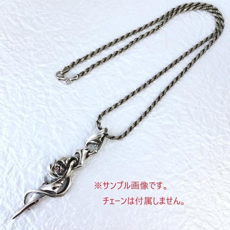 【蛇骨堂限定品！薔薇のペンダント】AT-JA-002 （ペンダントトップ）[GLAM SCALE]