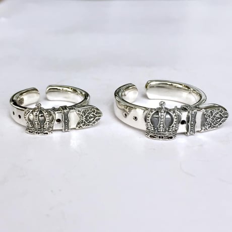 【即納可能サイズあり！】クラウンベルトリング　~Crown belt ring~[ArtemisKings]
