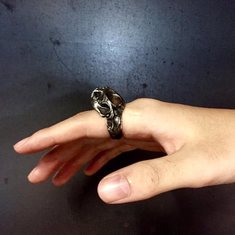 cat skull　リング［kinsfolk］
