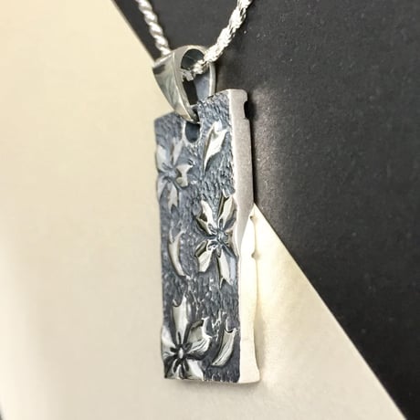 【🌸桜のペンダント】両面桜(ペンダントトップ）［銀燭］