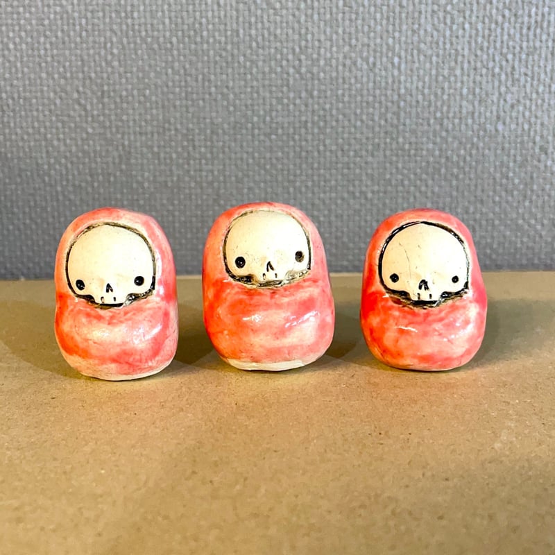 即納可能！】豆ダルマ [ 大友窯SKULL ] | 上州本店 蛇骨堂