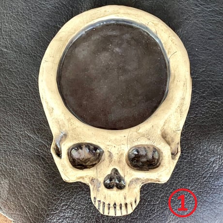 【SOLD OUT！】ドクロ皿［大友窯SKULL］