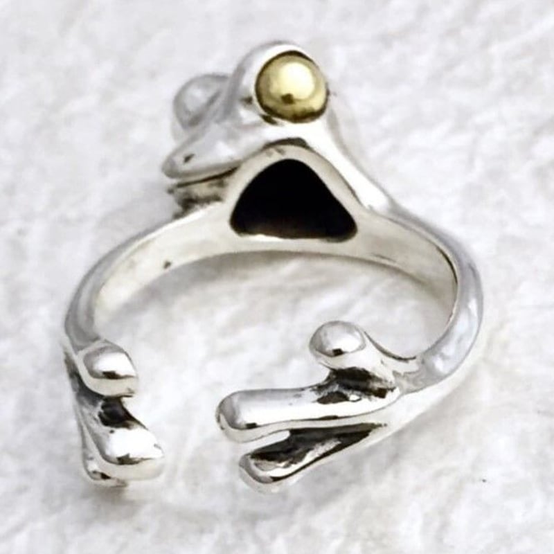 蛙の指輪】のぞきカエル（リング）［林檎屋］ | 上州本店 蛇骨堂