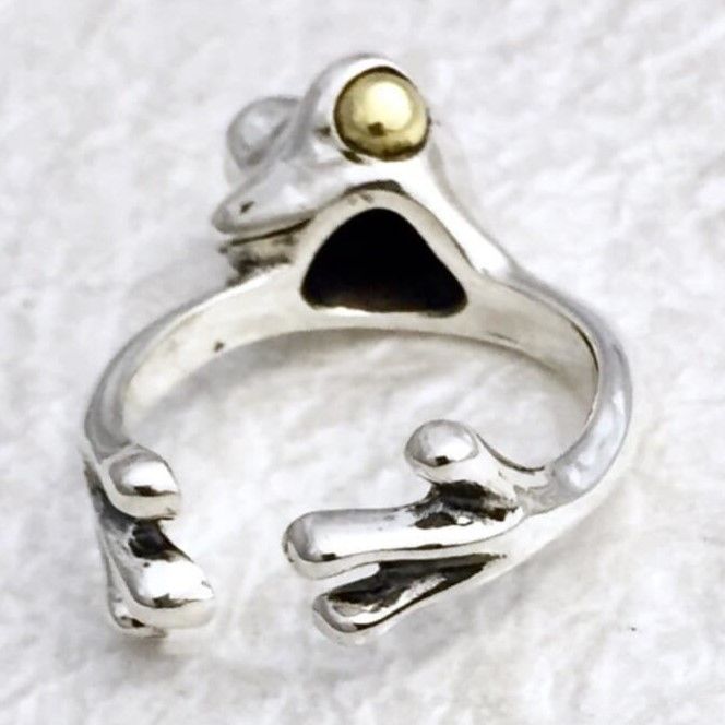 蛙の指輪】のぞきカエル（リング）［林檎屋］ | 上州本店 蛇骨堂