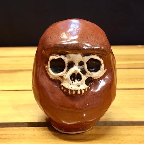【即納可能！】新ドクロだるま小[大友窯SKULL]
