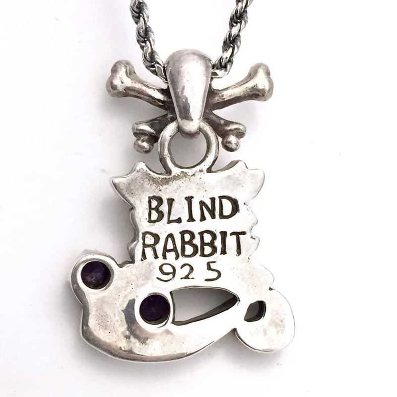 美品‼️ blindrabbit ブラインドラビット ペンダント Pendant BLIND RABBIT-ブラインドラビット-SQUARE PENDANT M- SILVER SHIELD