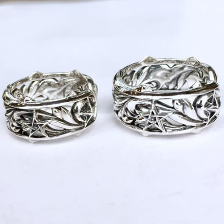 【即納可能！】スターカフリング　～Star cuff ring～[ArtemisKings]