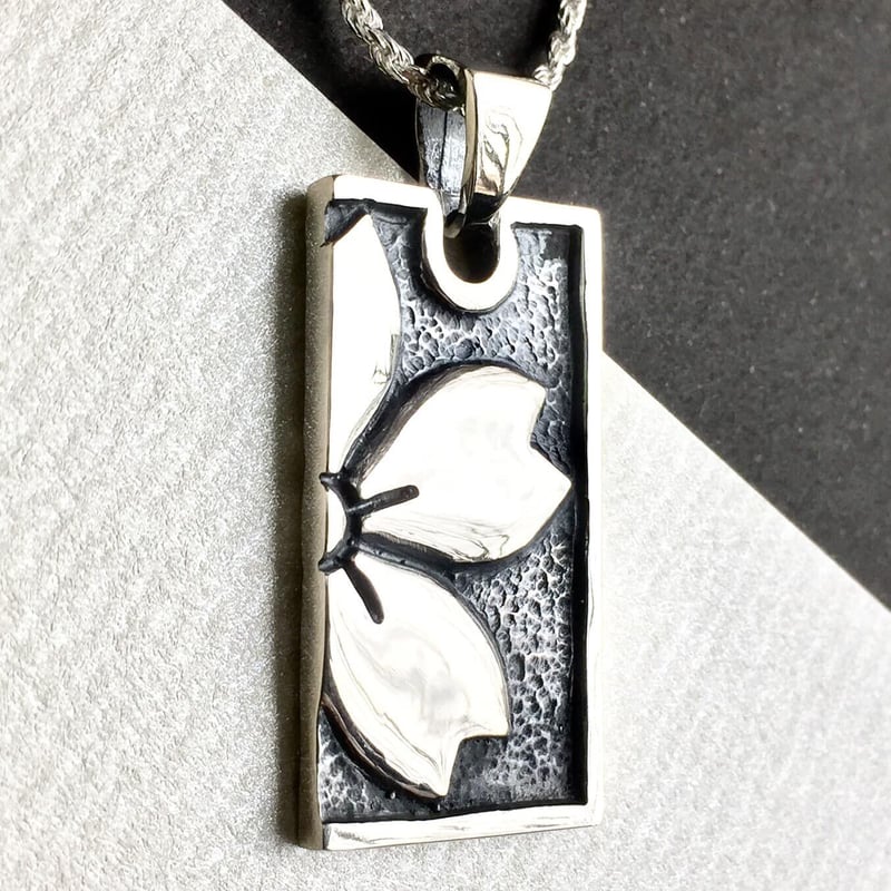 🌸桜のペンダント】両面桜(ペンダントトップ）［銀燭］ | 上州本店 蛇骨堂