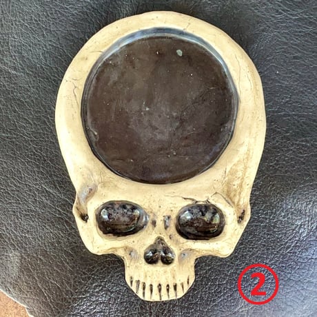 【SOLD OUT！】ドクロ皿［大友窯SKULL］