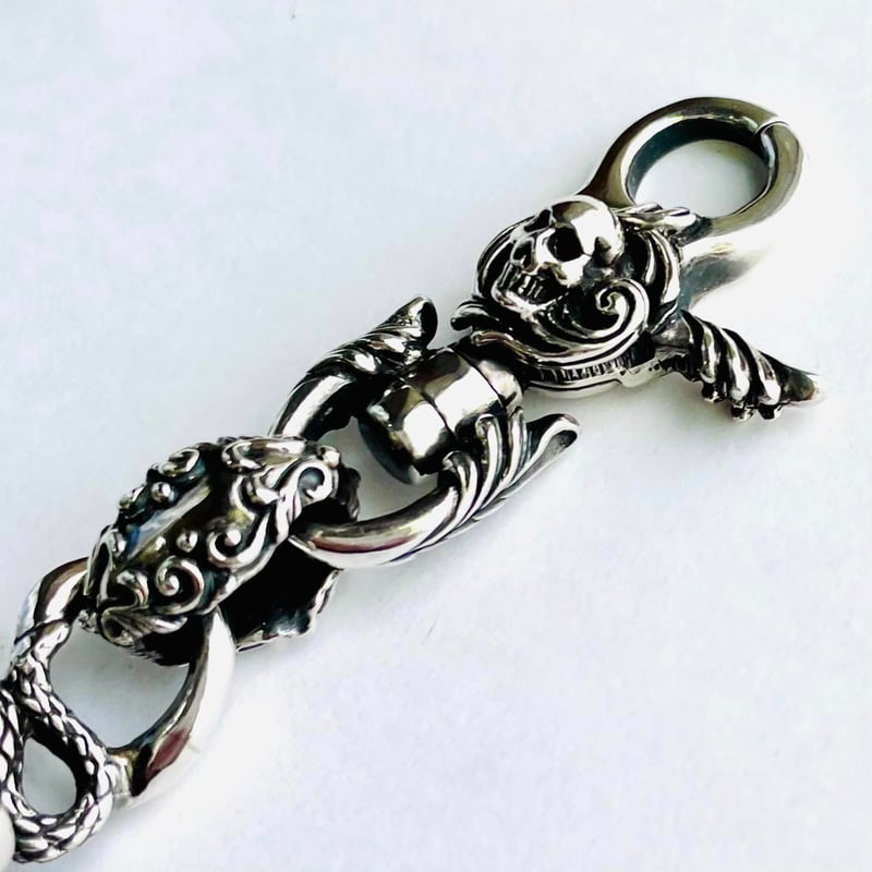 RA-studio silver925 skull & sword キーホルダー RA-studio silver925 skull & sword キーホルダー RA-studio