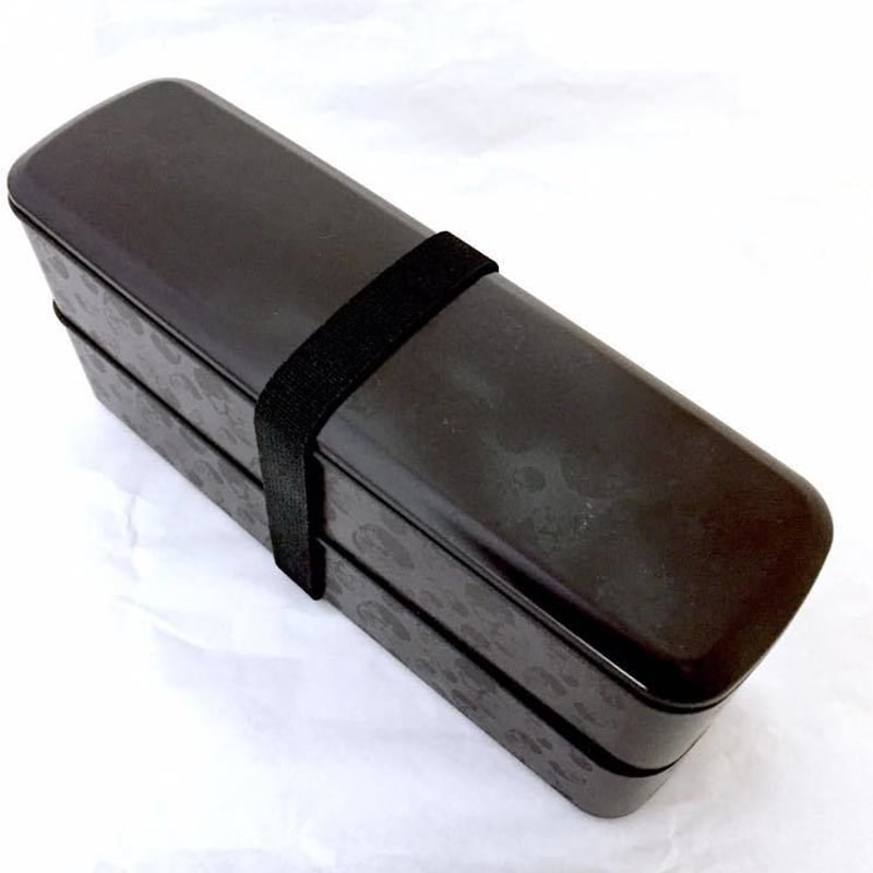 即納可能！】スリムスカルランチボックスとお箸のセット《蛇骨堂