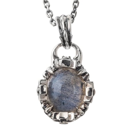 【即納可能！】オーバルクラウンペンダントラブラドライト ～Oval Crown Pendant Labradorite～［Artemis Kings］