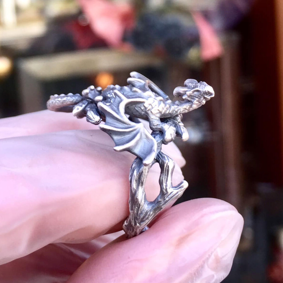 希少品❗️最終値下げ❗️ドラゴン彫刻 ヴィンテージリング fit=scale-down,w=1200