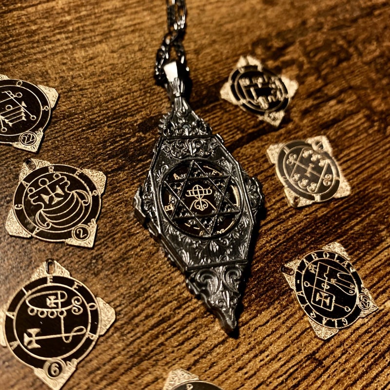 SKULL ファッション GimmelGarden 悪魔チップペンダント
