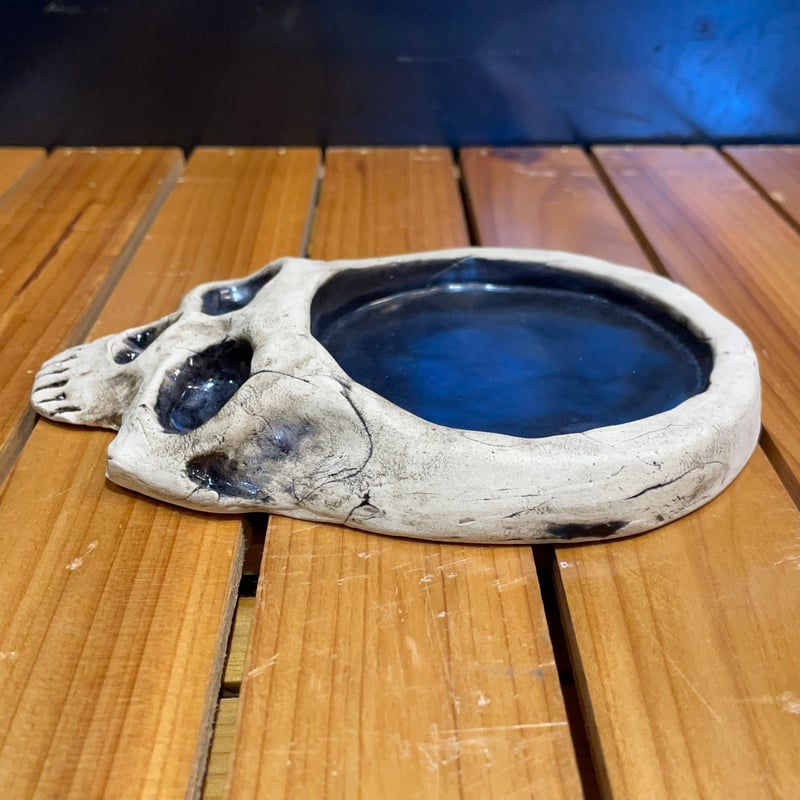 即納可能！】ドクロ皿［大友窯SKULL］ | 上州本店 蛇骨堂